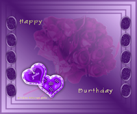 Signtag B.Day mit feiner Animation