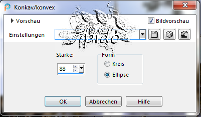 Screenshot, Rahmen10 Konkav