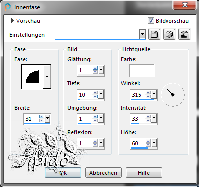 Screenshot, Rahmen9 Innenface