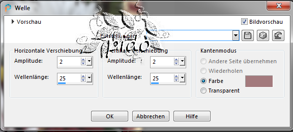 screenshot Welle-Blumenbild