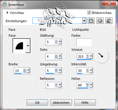 screenshot Innenface