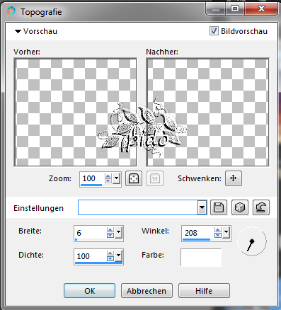 Screenshot,Topografie-Kerze