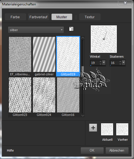 Screenshot, Muster-Kerze