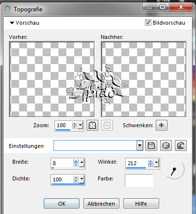 Screenshot,Effekte-Kerze