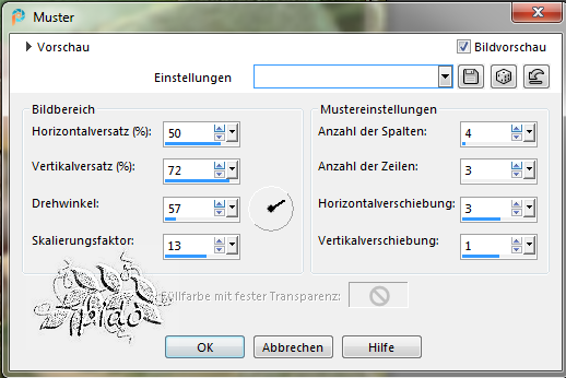 Screenshot, Refetionseffekte Muster-Trauben
